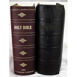 [Houck Family Bibles, Pennsylvania 1870s-1970s] (2 volumes) Combination Holy Bible (1895) [AND] (Holman) Pictorial Family Bible (1903)